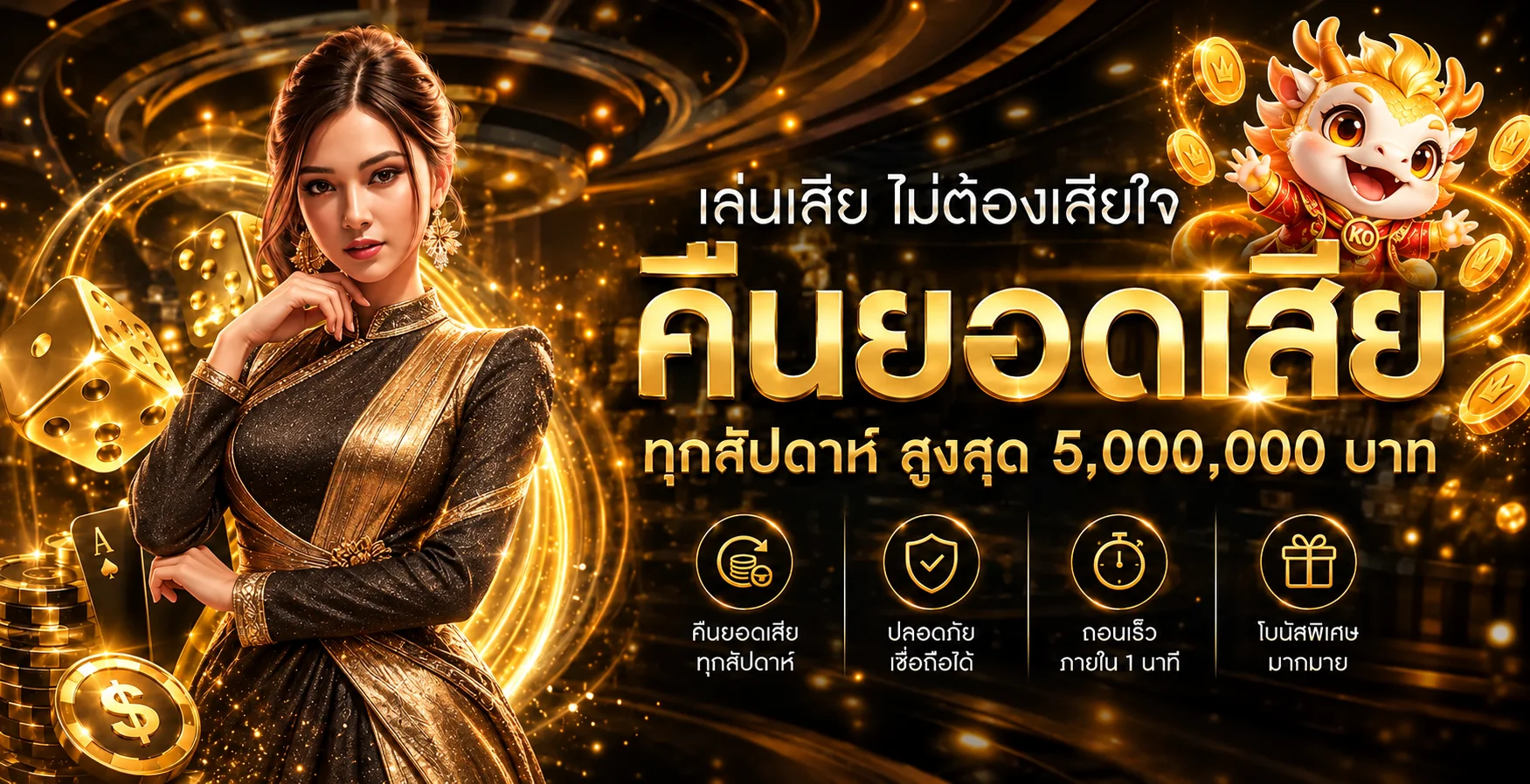 KO.GAME คืนยอดเสียรายสัปดาห์